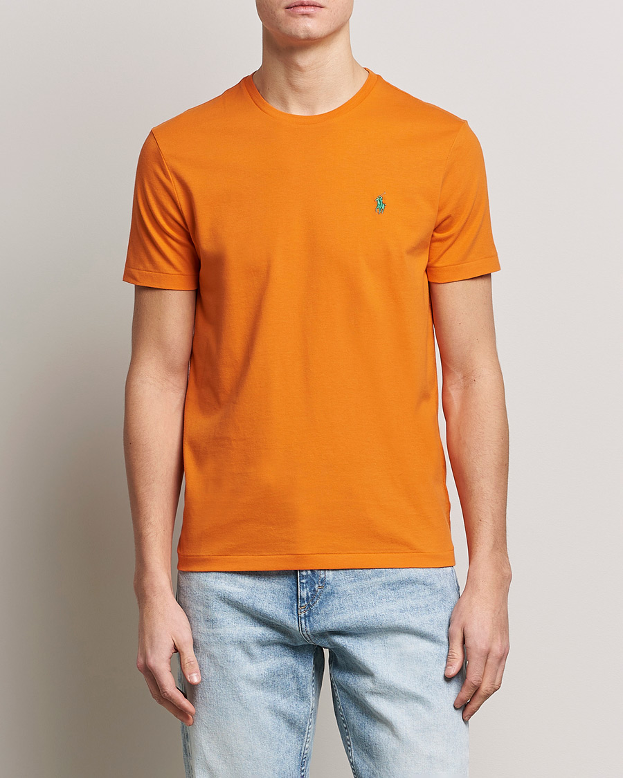 Heren | T-shirts | Polo Ralph Lauren | Crew Neck T-Shirt Optic Orange