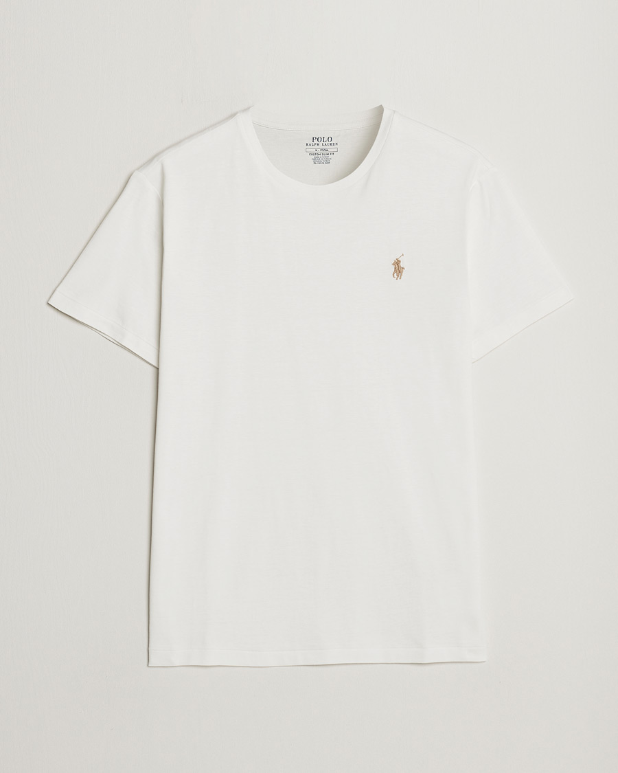 Heren | T-shirts | Polo Ralph Lauren | Crew Neck T-Shirt Deckwash White