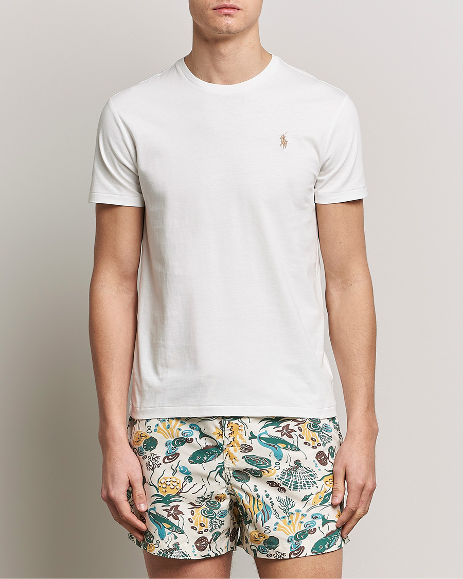 Heren | T-shirts | Polo Ralph Lauren | Crew Neck T-Shirt Deckwash White