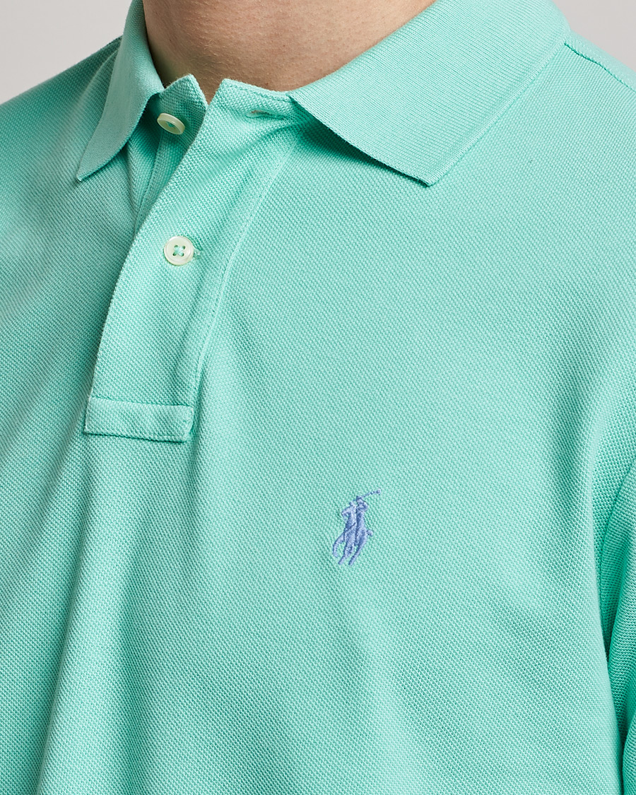 Heren | Polo's | Polo Ralph Lauren | Custom Slim Fit Polo Aqua Verde