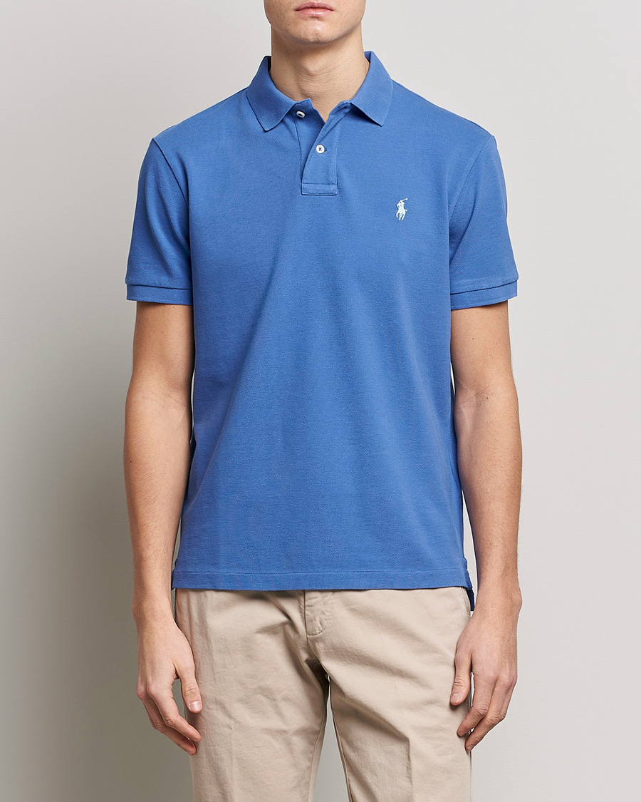 Heren | Polo's | Polo Ralph Lauren | Custom Slim Fit Polo Maidstone Blue