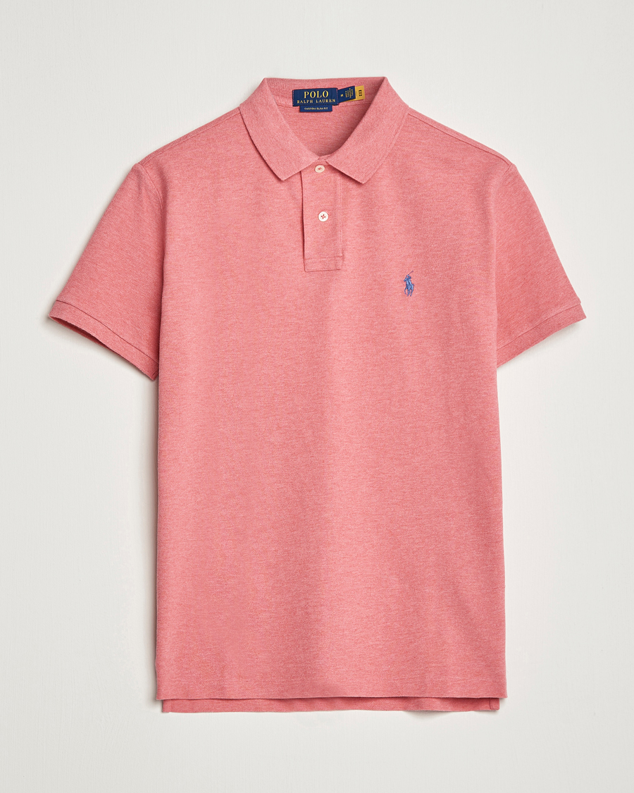 Heren | Polo's | Polo Ralph Lauren | Custom Slim Fit Polo Highland Rose Heather
