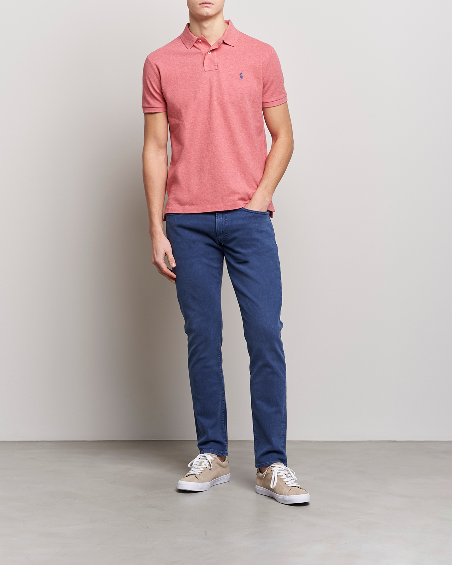 Heren | Polo's | Polo Ralph Lauren | Custom Slim Fit Polo Highland Rose Heather