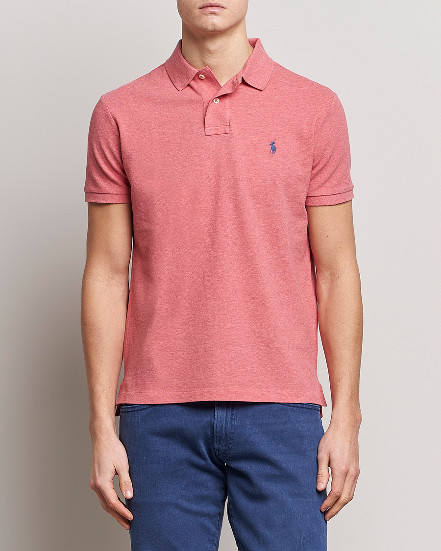 Heren | Polo's | Polo Ralph Lauren | Custom Slim Fit Polo Highland Rose Heather