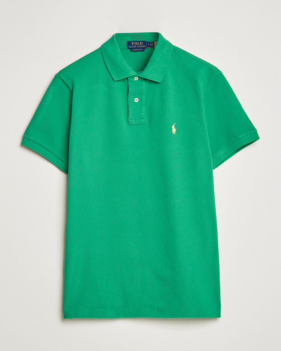 Heren | Polo's | Polo Ralph Lauren | Custom Slim Fit Polo Optic Green