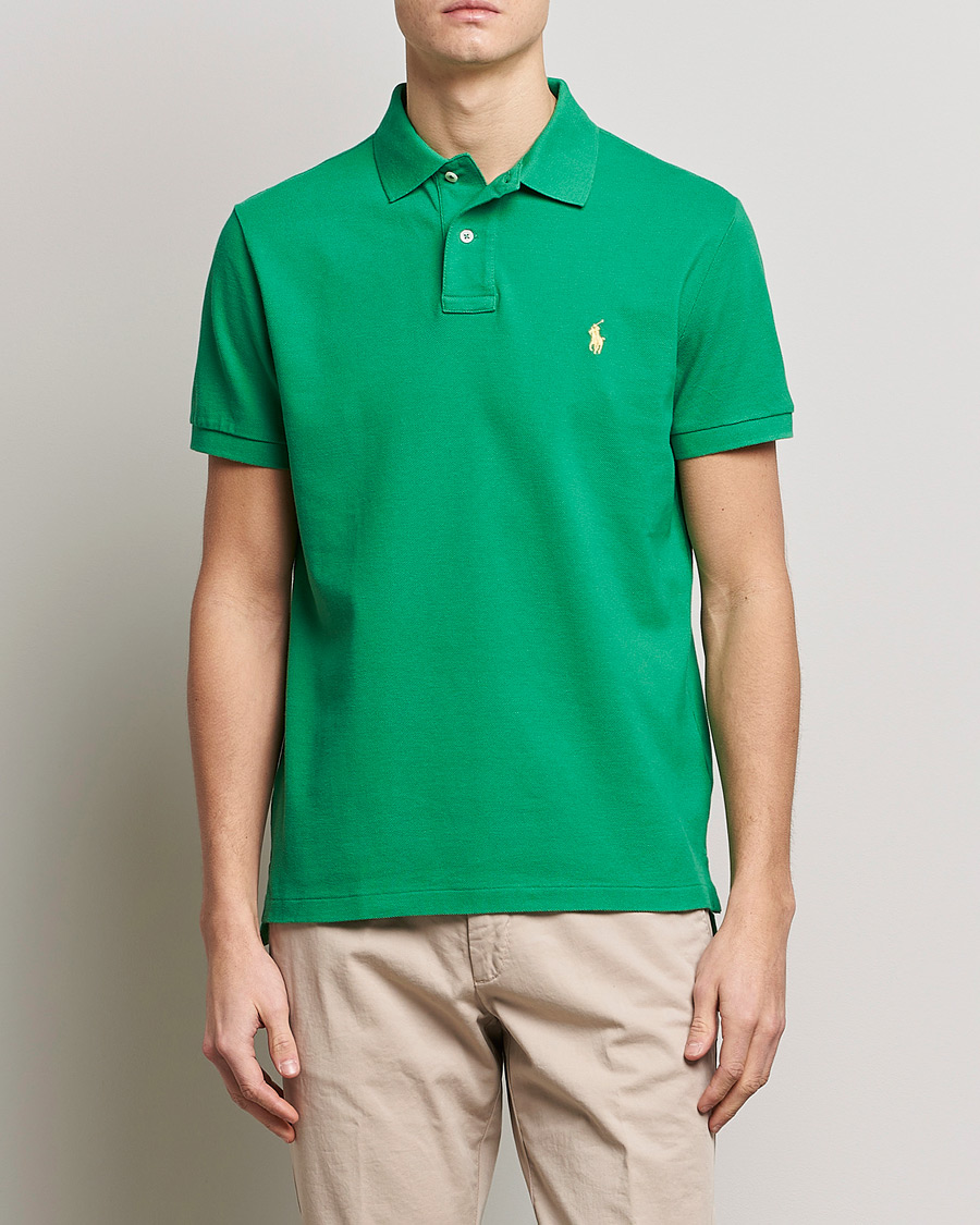 Heren | Polo's | Polo Ralph Lauren | Custom Slim Fit Polo Optic Green