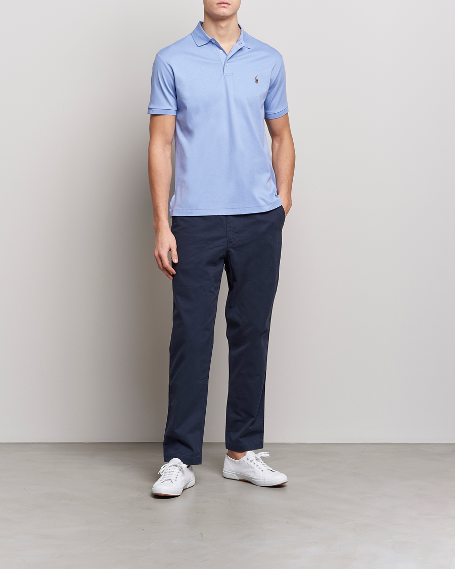 Heren | Polo's | Polo Ralph Lauren | Luxury Pima Cotton Polo Lafayette Blue