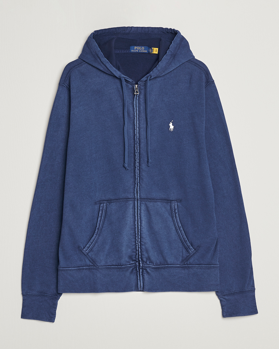 Heren | Truien | Polo Ralph Lauren | Spa Terry Full Zip Hoodie Newport Navy