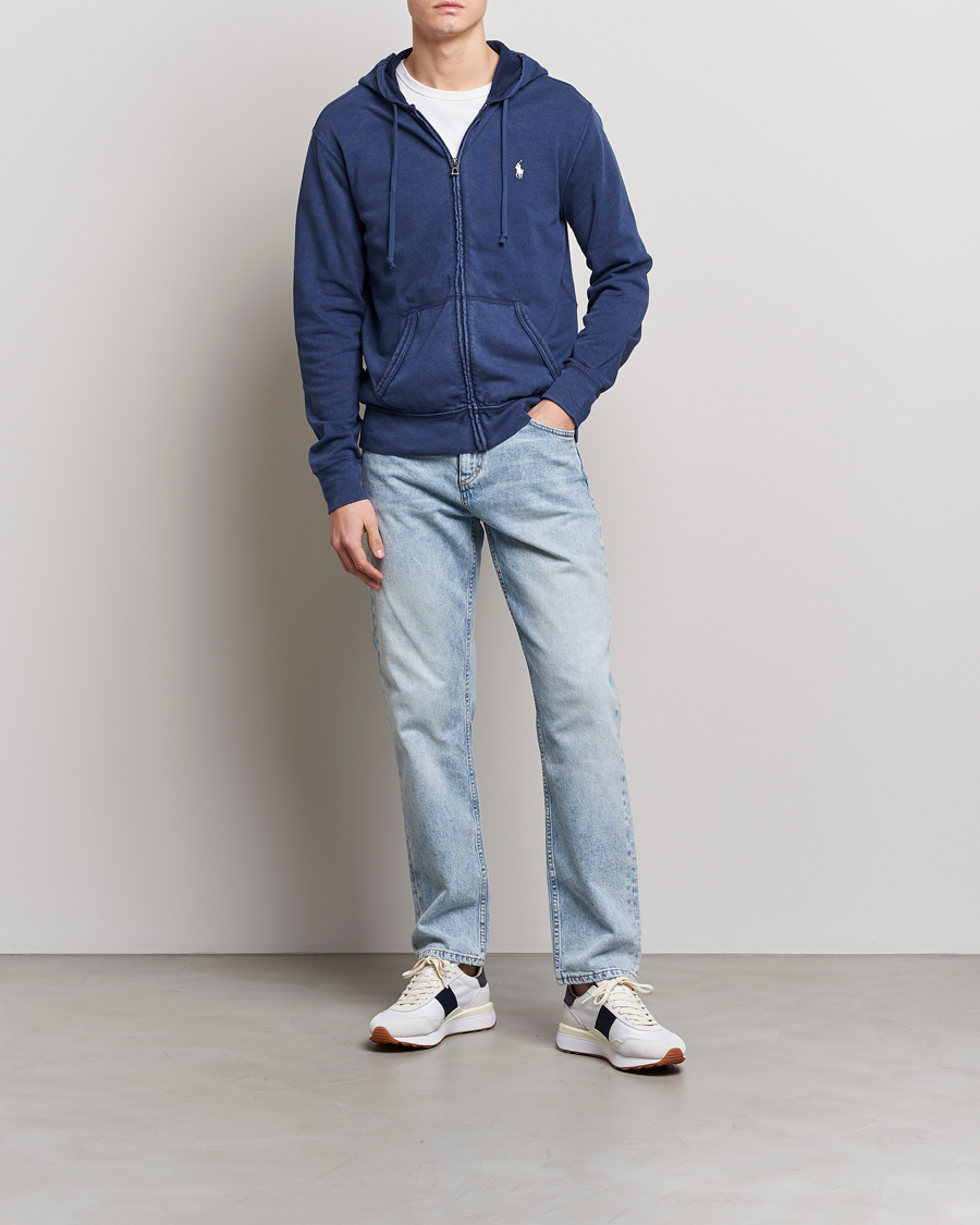 Heren | Truien | Polo Ralph Lauren | Spa Terry Full Zip Hoodie Newport Navy