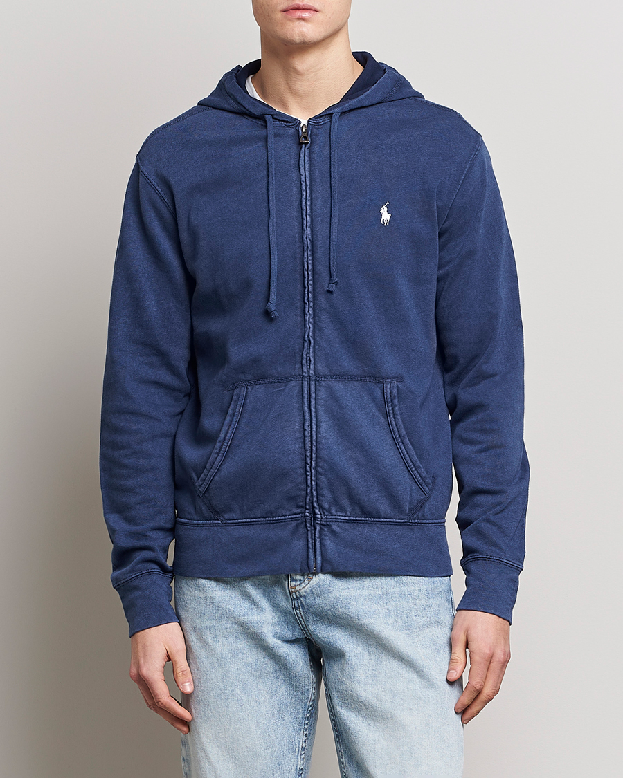 Heren | Truien | Polo Ralph Lauren | Spa Terry Full Zip Hoodie Newport Navy