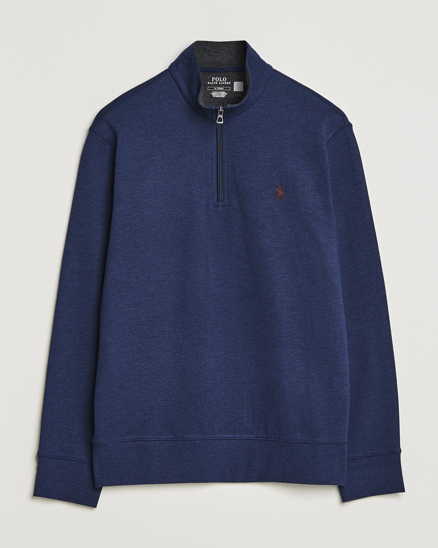 Heren | Truien | Polo Ralph Lauren | Double Knit Half-Zip Sweater Spring Navy Heather