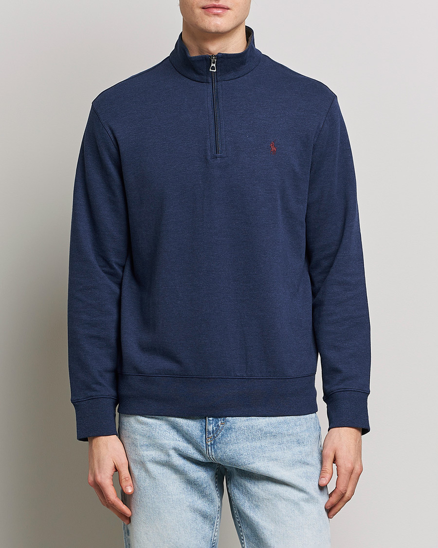 Heren | Truien | Polo Ralph Lauren | Double Knit Half-Zip Sweater Spring Navy Heather