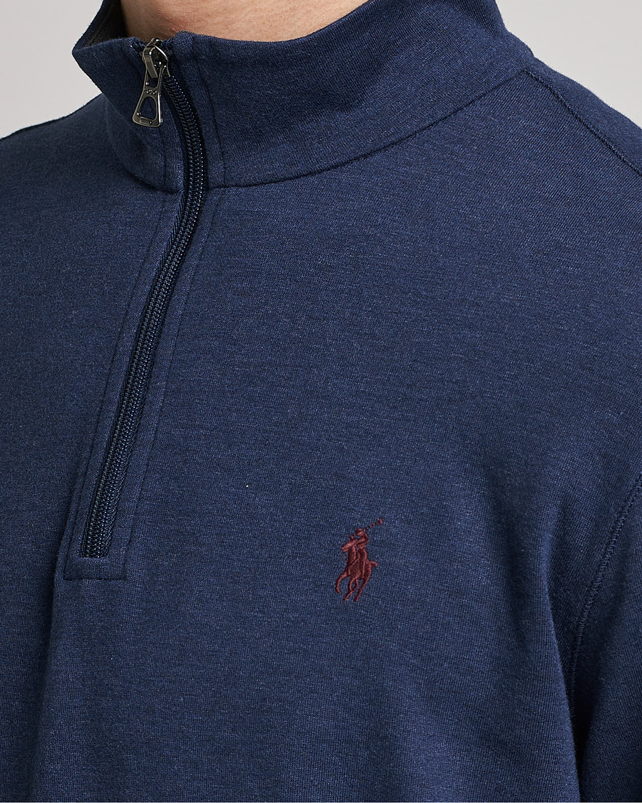 Heren | Truien | Polo Ralph Lauren | Double Knit Half-Zip Sweater Spring Navy Heather