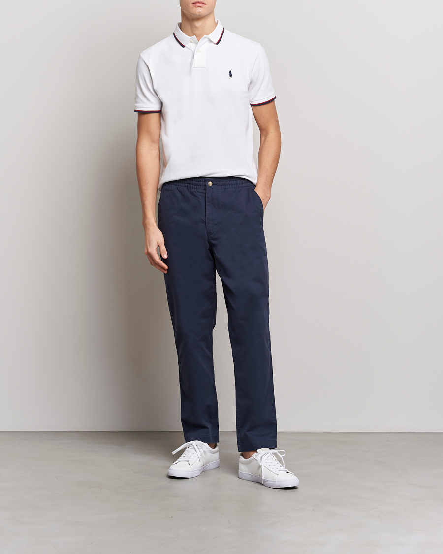 Heren | Polo's | Polo Ralph Lauren | Custom Slim Fit Tipped Polo White