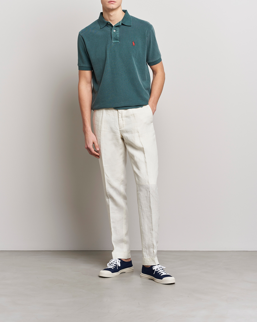 Heren | Polo's | Polo Ralph Lauren | Heritage Mesh Polo Forest Green