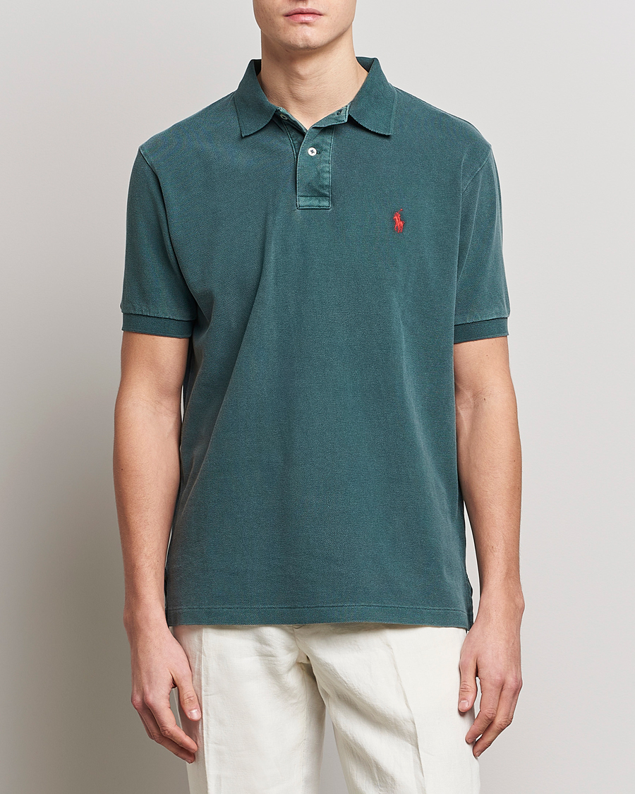 Heren | Polo's | Polo Ralph Lauren | Heritage Mesh Polo Forest Green