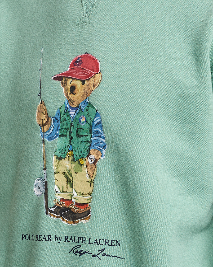 Heren | Truien | Polo Ralph Lauren | Printed Fishing Bear Crew Neck Sweatshirt Faded Mint