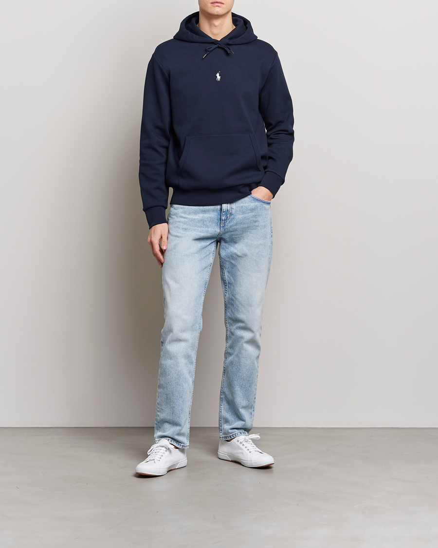 Heren | Truien | Polo Ralph Lauren | Double Knit Center Logo Hoodie Aviator Navy