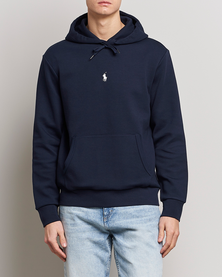 Heren | Truien | Polo Ralph Lauren | Double Knit Center Logo Hoodie Aviator Navy