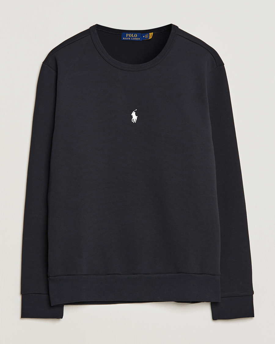 Heren | Truien | Polo Ralph Lauren | Double Knit Center Logo Sweatshirt Black
