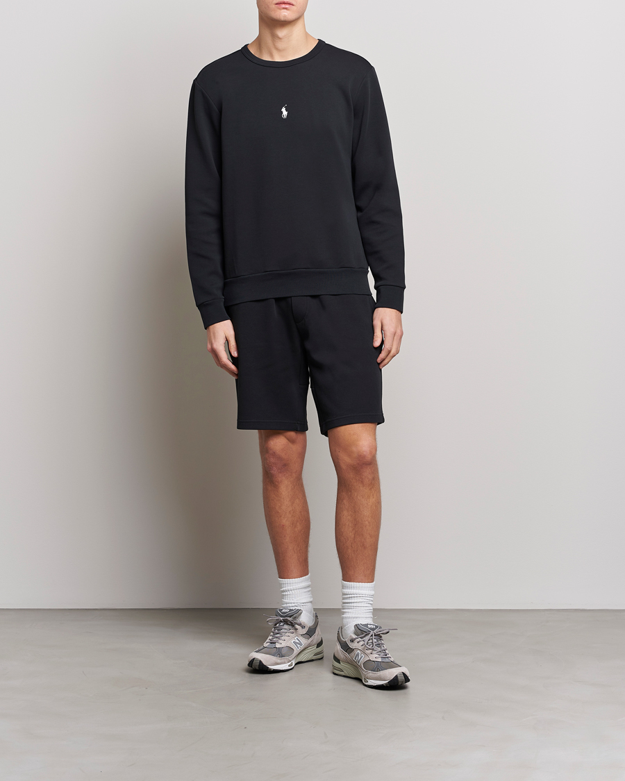 Heren | Truien | Polo Ralph Lauren | Double Knit Center Logo Sweatshirt Black