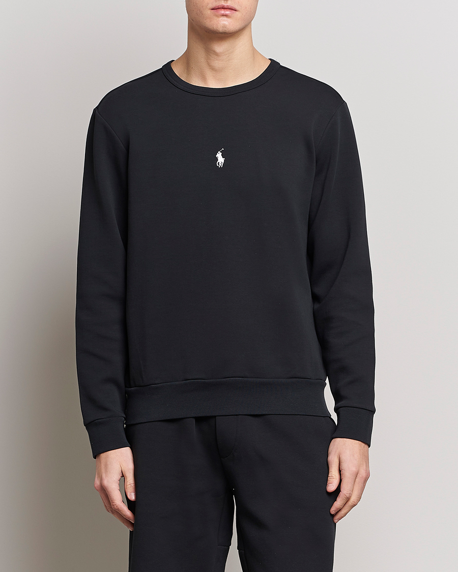 Heren | Truien | Polo Ralph Lauren | Double Knit Center Logo Sweatshirt Black