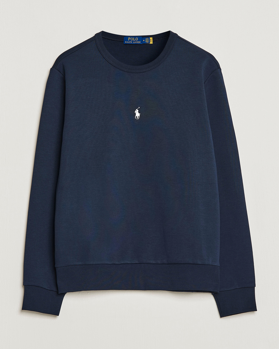Heren | Truien | Polo Ralph Lauren | Double Knit Center Logo Sweatshirt Aviator Navy