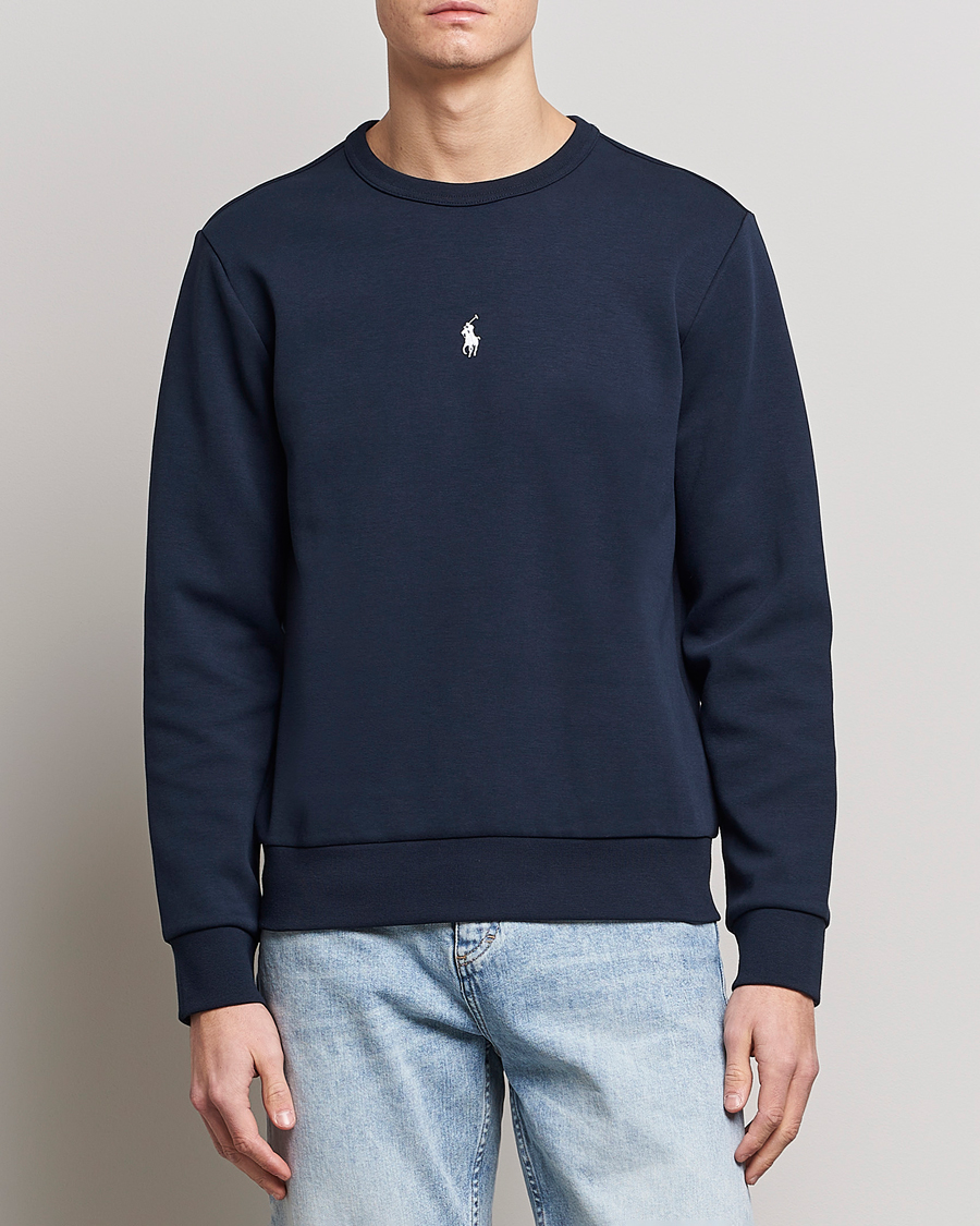 Heren | Truien | Polo Ralph Lauren | Double Knit Center Logo Sweatshirt Aviator Navy