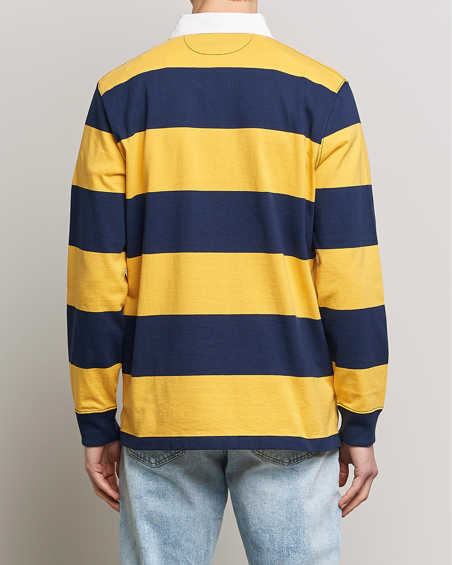 Heren | Truien | Polo Ralph Lauren | Jersey Striped Rugger Yellow/Navy