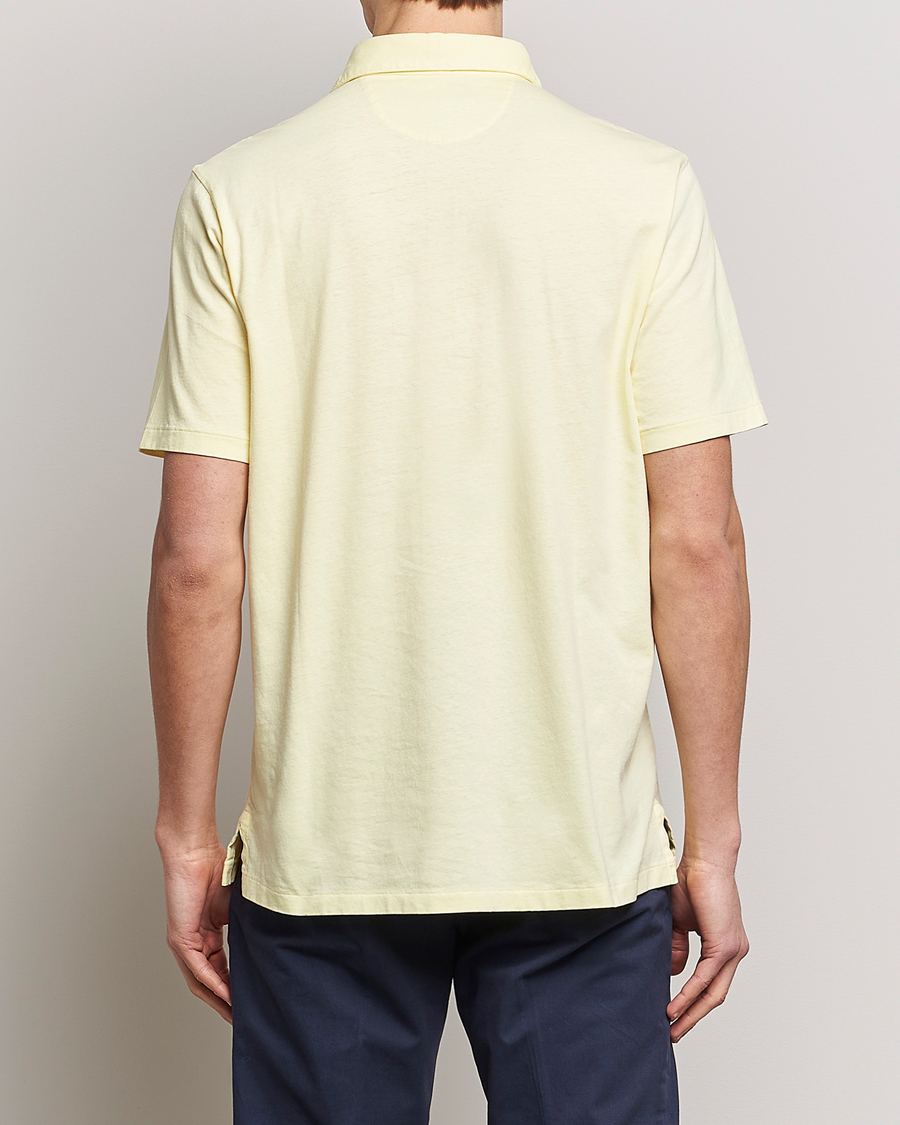 Heren | Polo's | Polo Ralph Lauren | Cotton/Linen Polo Bristol Yellow
