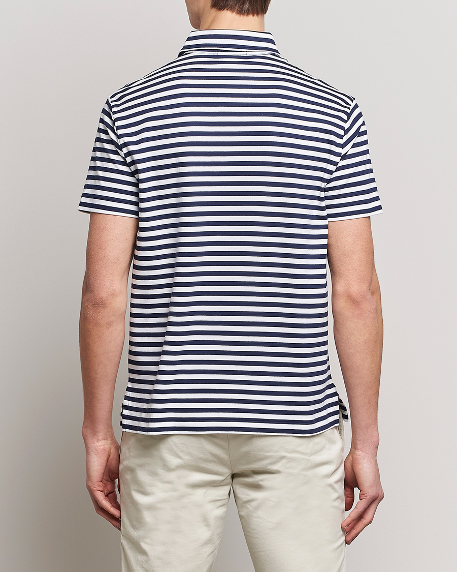 Heren | Polo's | Polo Ralph Lauren | Pima Cotton Striped Polo Navy/White