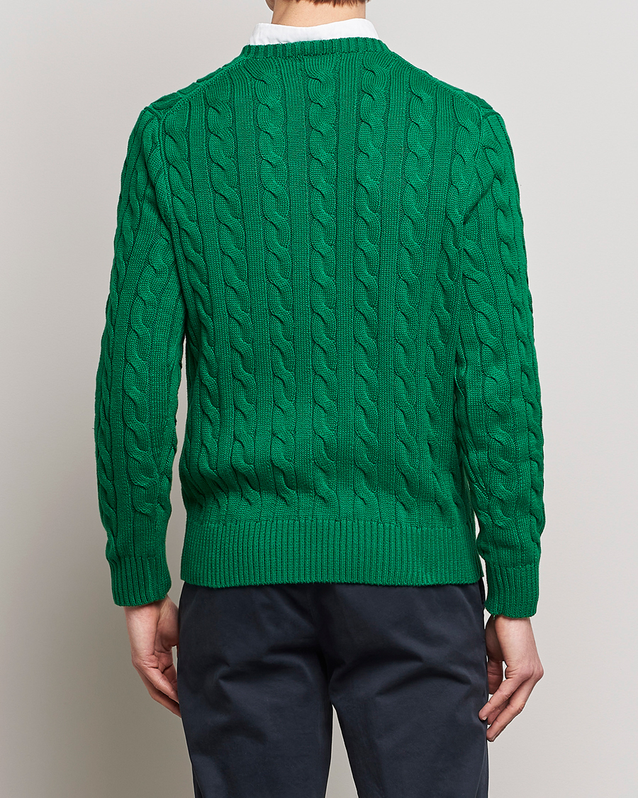 Heren | Truien | Polo Ralph Lauren | Cotton Cable Pullover Athletic Green