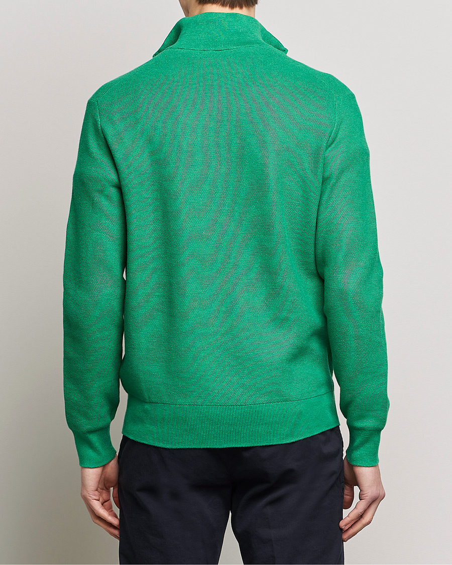 Heren | Truien | Polo Ralph Lauren | Textured Half-Zip Optic Green Heather