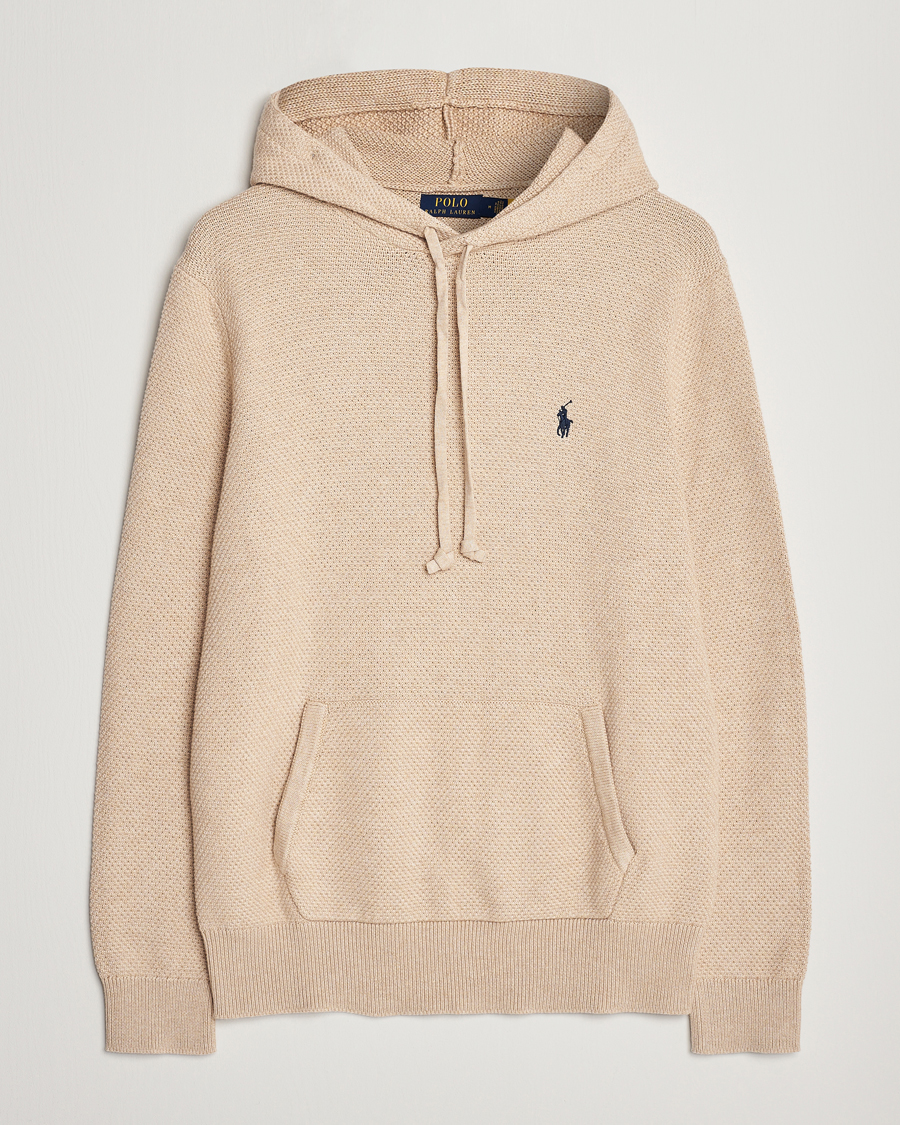Heren | Truien | Polo Ralph Lauren | Cotton Cable Hoodie Sand Dune Heather