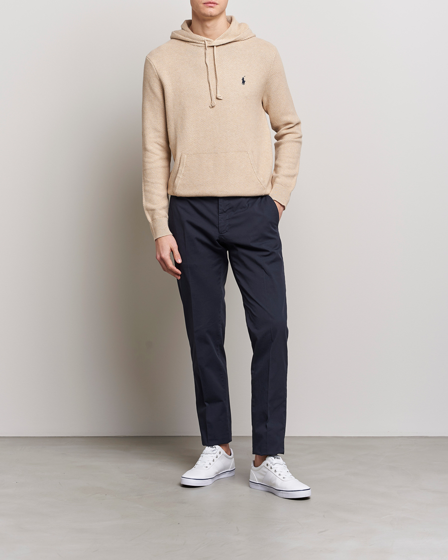 Heren | Truien | Polo Ralph Lauren | Cotton Cable Hoodie Sand Dune Heather