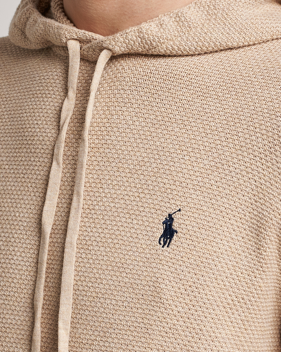 Heren | Truien | Polo Ralph Lauren | Cotton Cable Hoodie Sand Dune Heather