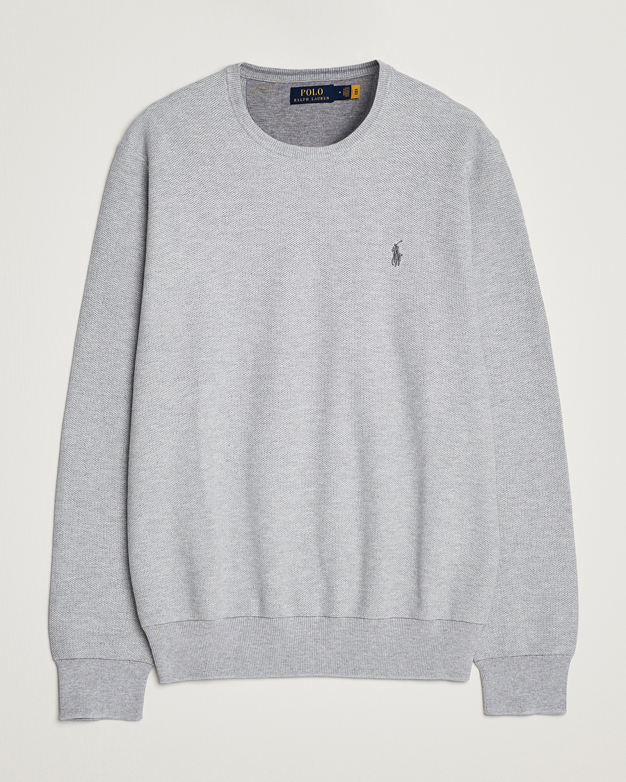 Heren | Truien | Polo Ralph Lauren | Textured Crew Neck Sweater Andover Heather