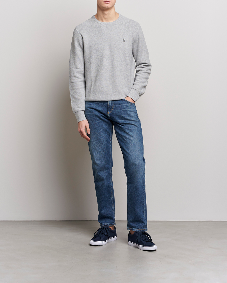 Heren | Truien | Polo Ralph Lauren | Textured Crew Neck Sweater Andover Heather