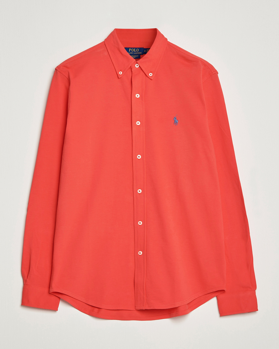 Heren | Overhemden | Polo Ralph Lauren | Featherweight Mesh Shirt Red Reef