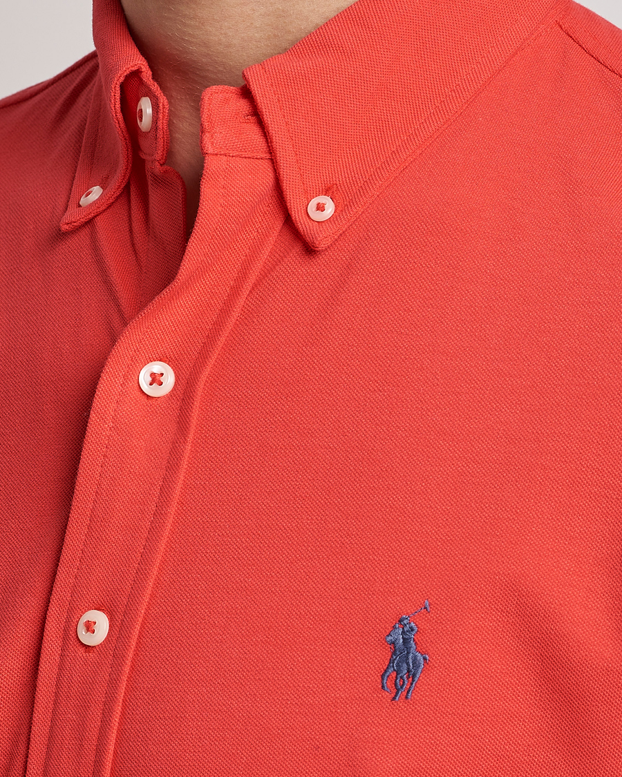 Heren | Overhemden | Polo Ralph Lauren | Featherweight Mesh Shirt Red Reef