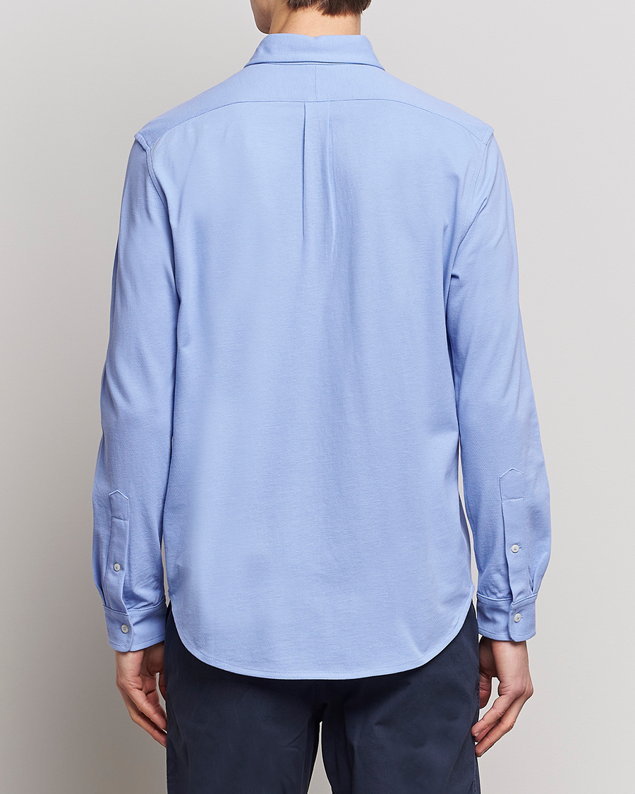 Heren | Overhemden | Polo Ralph Lauren | Slim Fit Featherweight Mesh Shirt Lafayette Blue