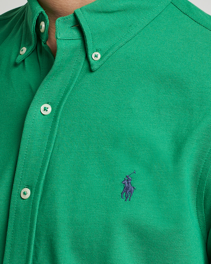 Heren | Overhemden | Polo Ralph Lauren | Featherweight Mesh Shirt Optic Green