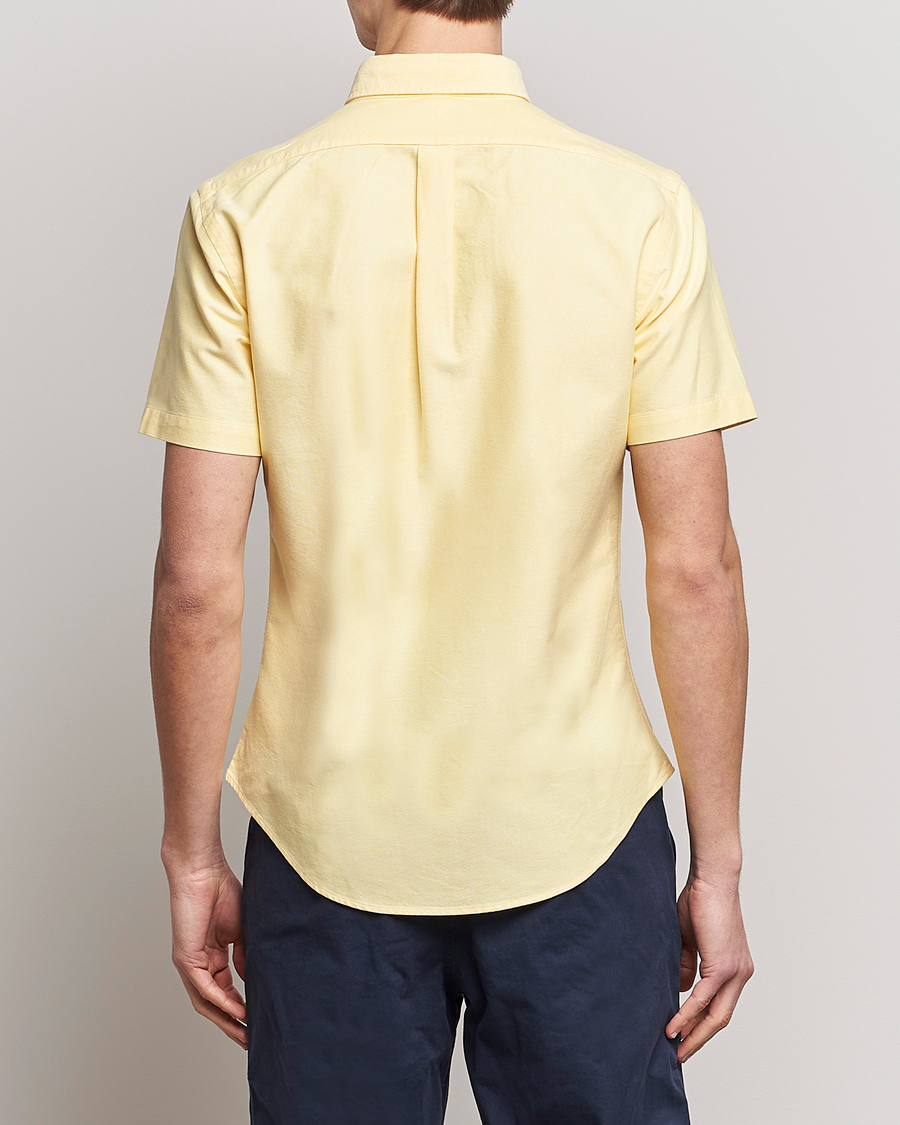 Heren | Overhemden | Polo Ralph Lauren | Slim Fit Oxford Short Sleeve Shirt Yellow