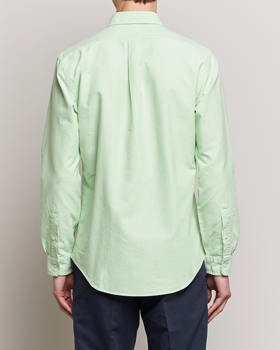 Heren | Overhemden | Polo Ralph Lauren | Custom Fit Oxford Button Down Shirt Oasis Green