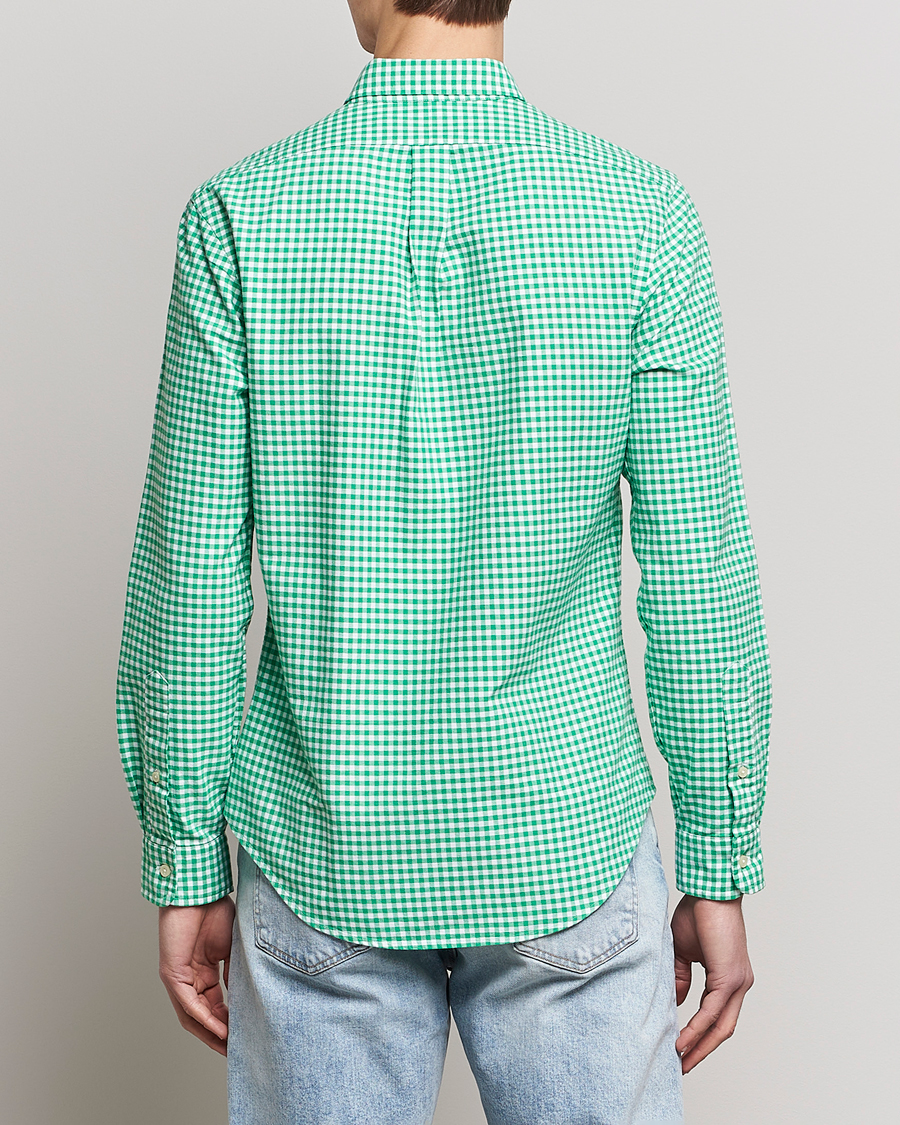 Heren | Overhemden | Polo Ralph Lauren | Slim Fit Oxford Checked Shirt Emerald/White
