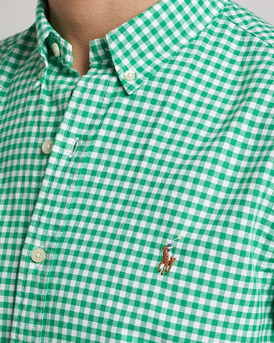 Heren | Overhemden | Polo Ralph Lauren | Slim Fit Oxford Checked Shirt Emerald/White