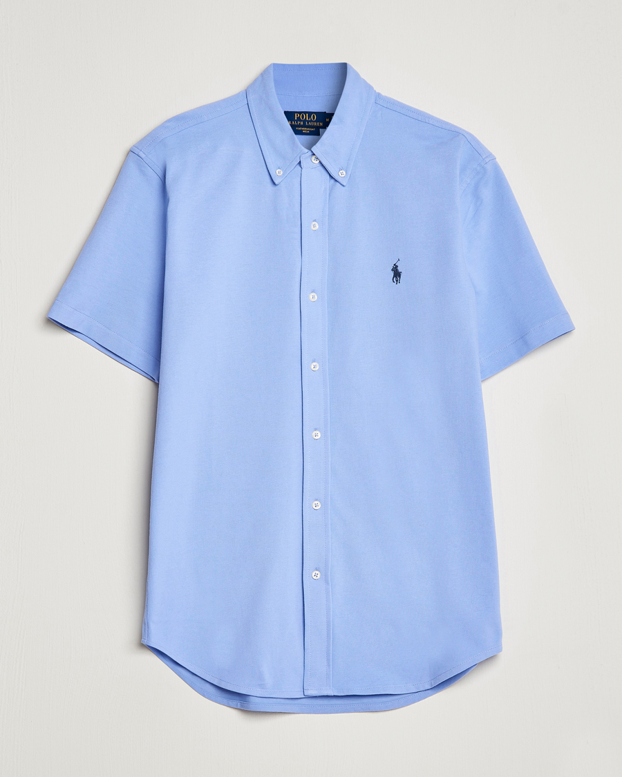 Heren | Overhemden | Polo Ralph Lauren | Featherweight Mesh Short Sleeve Shirt Lafayette Blue