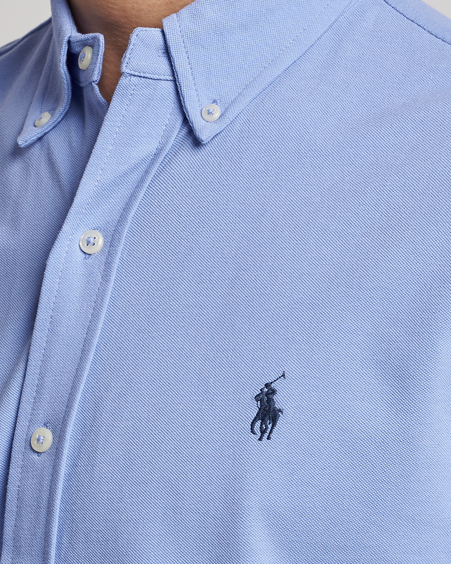 Heren | Overhemden | Polo Ralph Lauren | Featherweight Mesh Short Sleeve Shirt Lafayette Blue