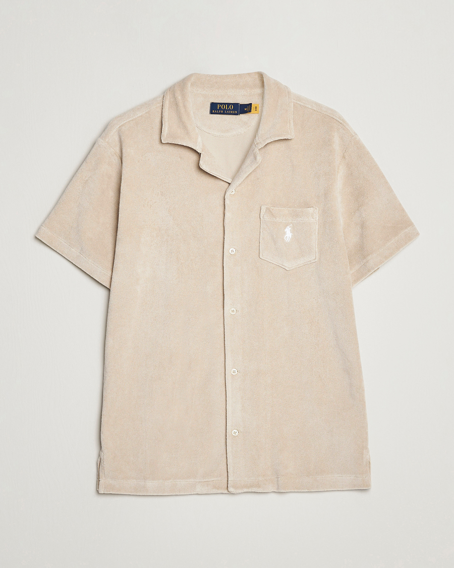 Heren | Overhemden | Polo Ralph Lauren | Cotton Terry Short Sleeve Shirt Spring Beige