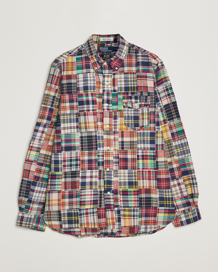 Heren | Overhemden | Polo Ralph Lauren | Madras Patchwork Overshirt Multi